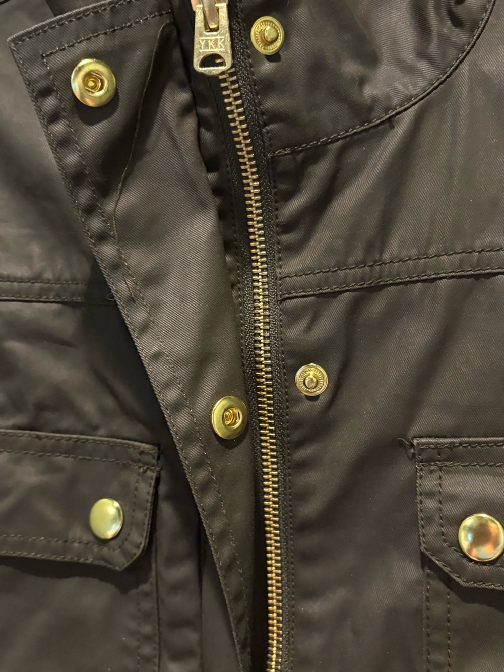 J. Crew - The Downtown Field Jacket, Coat. Size Small. Olive Green - Picture 7 of 16